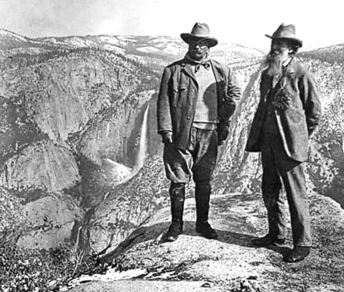 Alameda Post - two men stand on a mountaintop at Yosemite