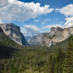 Alameda Post - Today's California Treasure: Yosemite National Park in Spring - The iconic view of Yosemite Valley from the Tunnel View overlook. Photo Steve Gorman.