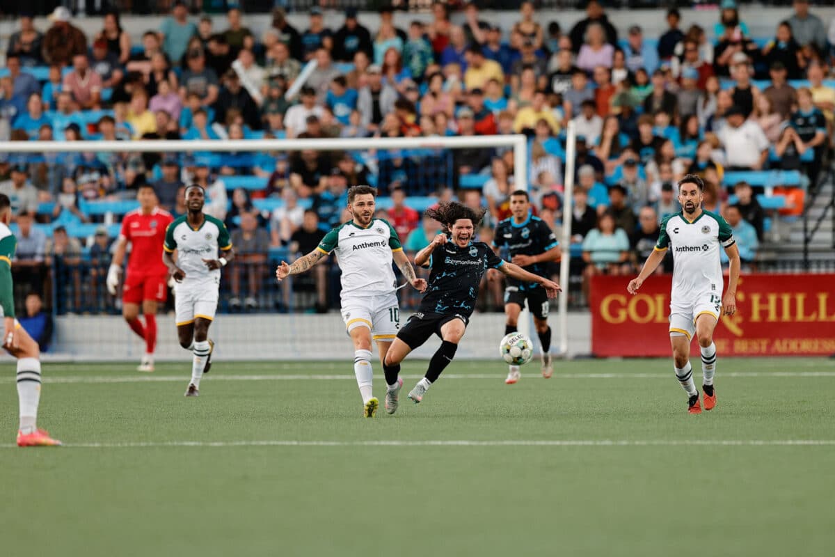 Alameda Post - the Oakland Roots play against the Switchbacks FC