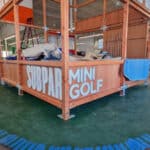 Alameda Post - Subpar Mini Golf front desk under construction