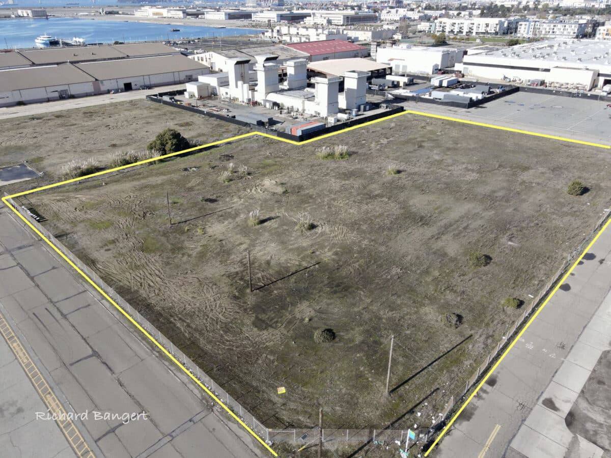 Alameda Post - An aerial view of an open field in Alameda. 