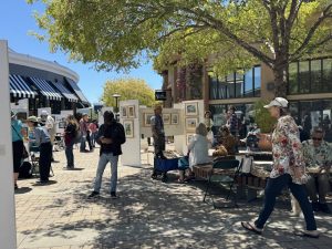 Alameda Post - paintings on display at South Shore Center for the Plein Air Paintout