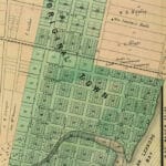 Alameda Post - Detail of Thompson and West map of the Original Town of Alameda from 1878