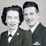 Alameda Post - a black and white portrait of a smiling man and woman