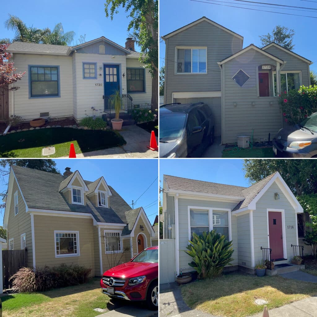 Alameda Post - Houses along Tregloan Court in Alameda