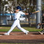 Alameda Post - An Anchor player at swings a baseball bat.