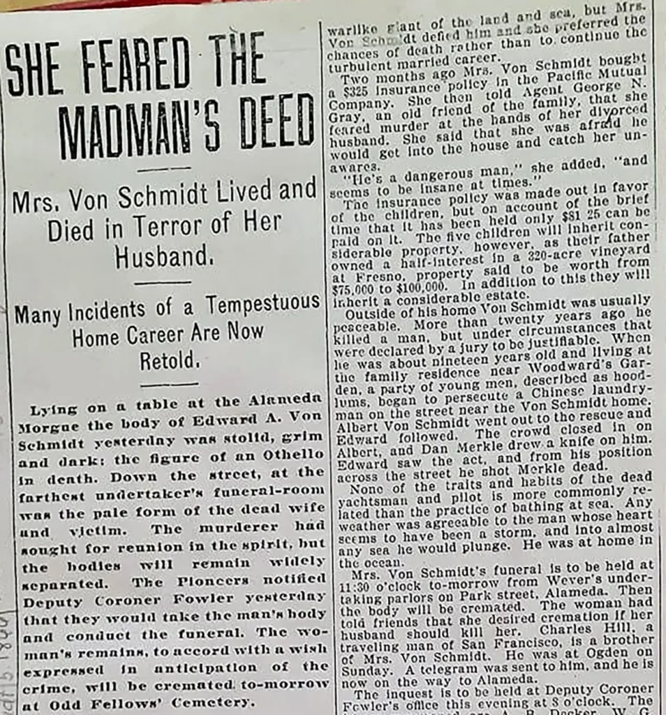 Alameda Post - April 10, 1899 newspaper article