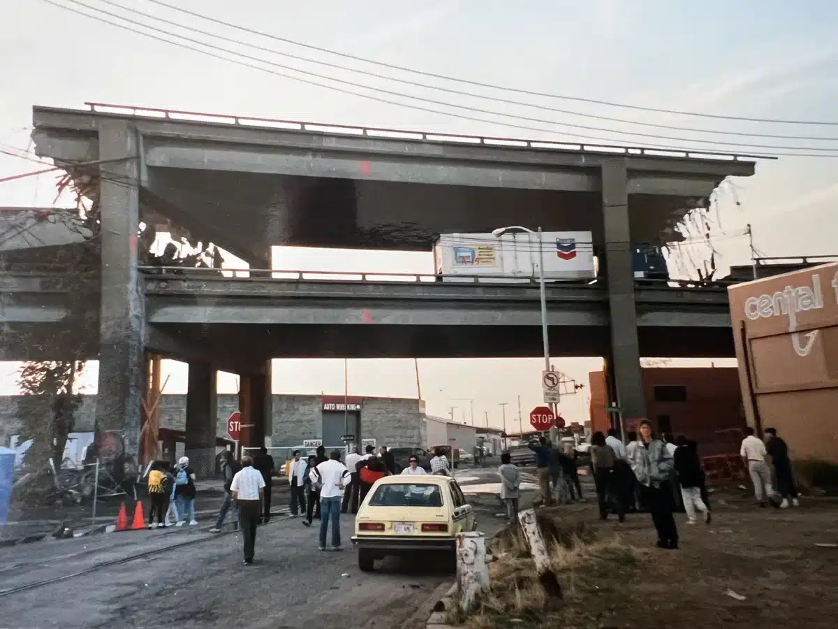 Alameda Post - Cypress Street Viaduct collapsed after the 1989 Loma Prieta earthquake