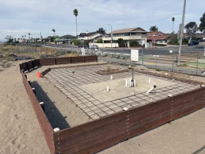 Alameda Post - the foundation for the beach bathroom project