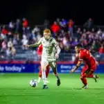 Alameda Post - An Oakland Roots player dribbles the ball